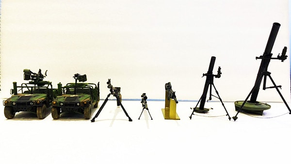 軍武設備展覽模型