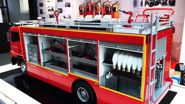 消防車展示模型