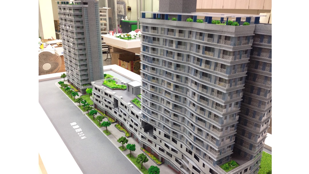 松山區健康公營住宅模型 模型製作案例01