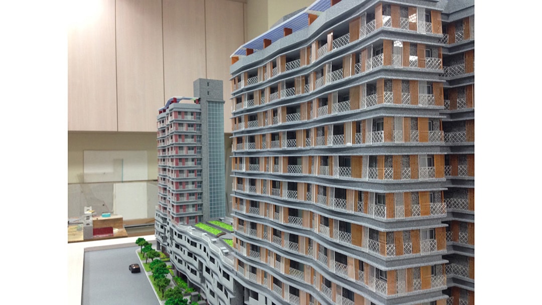 松山區健康公營住宅模型 模型製作案例02