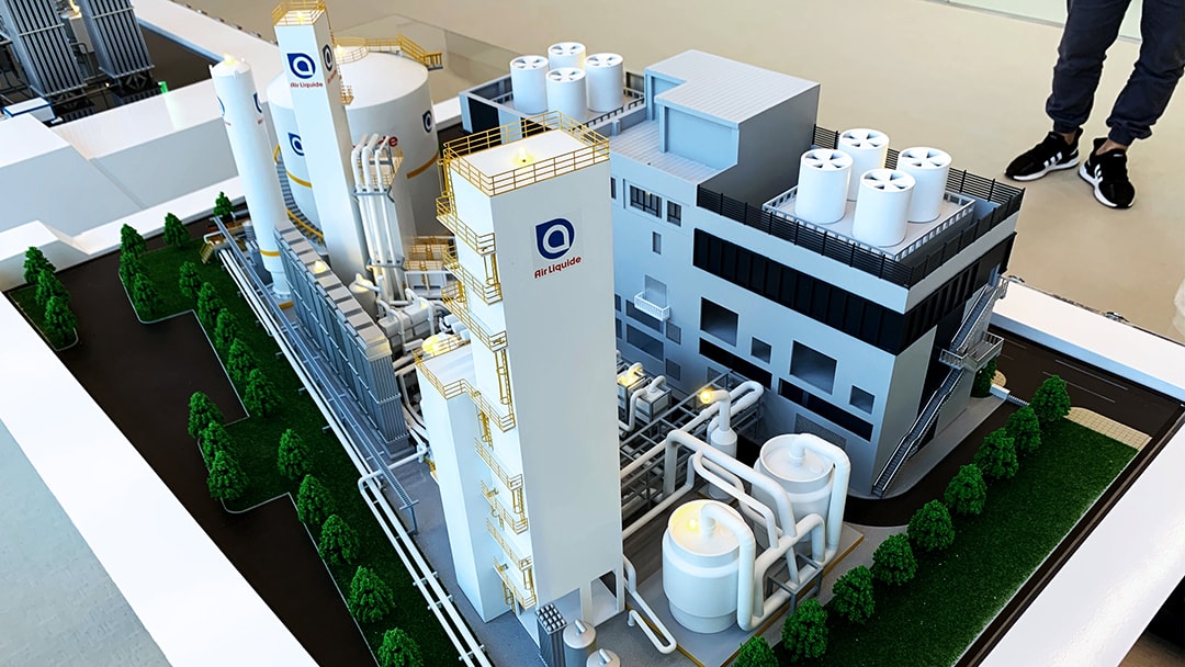 亞東氣體廠區模型 模型製作案例09