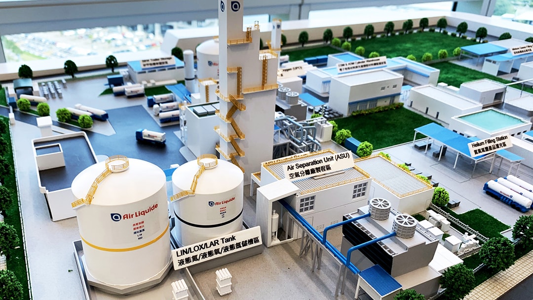 亞東氣體廠區模型 模型製作案例14