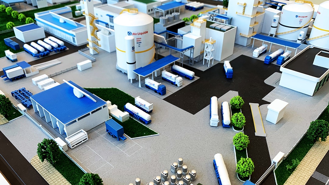 亞東氣體廠區模型 模型製作案例16