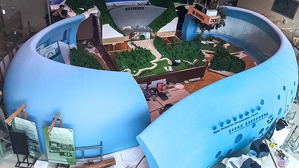 台北市立翡翠水庫模型
