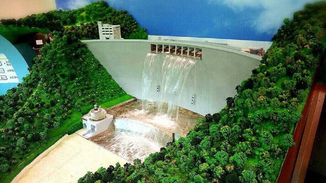 台北市立翡翠水庫模型 展覽館製作案例07