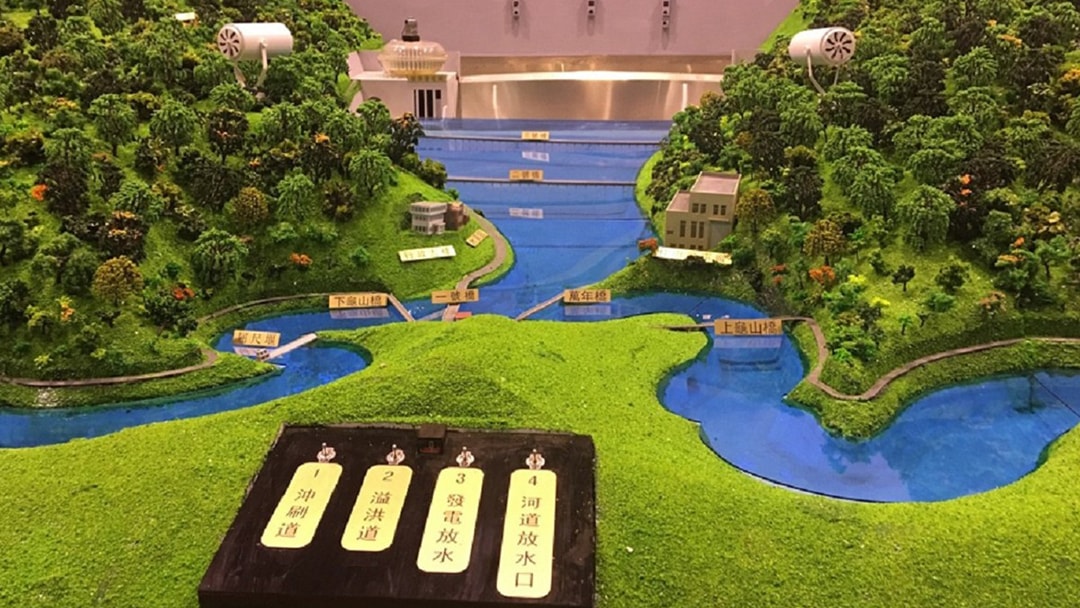 台北市立翡翠水庫模型 展覽館製作案例09