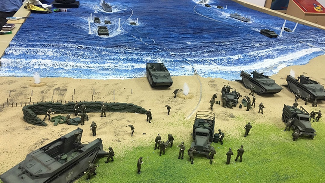 國防部海軍後勤陸戰指揮部 展覽館製作案例01