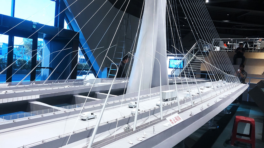新北淡江大橋 模型製作案例03