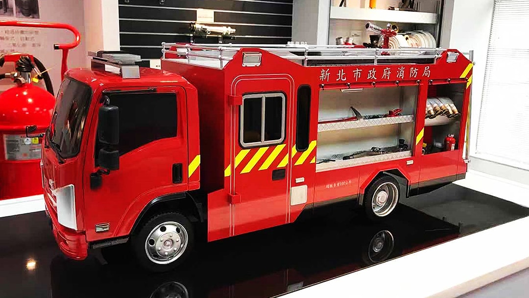消防車體 模型製作案例01